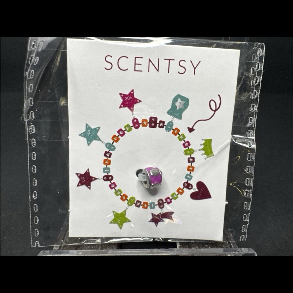 Scentsy Spacer Charm for Scentsy Consultant Award Bracelet Pink New in Package
